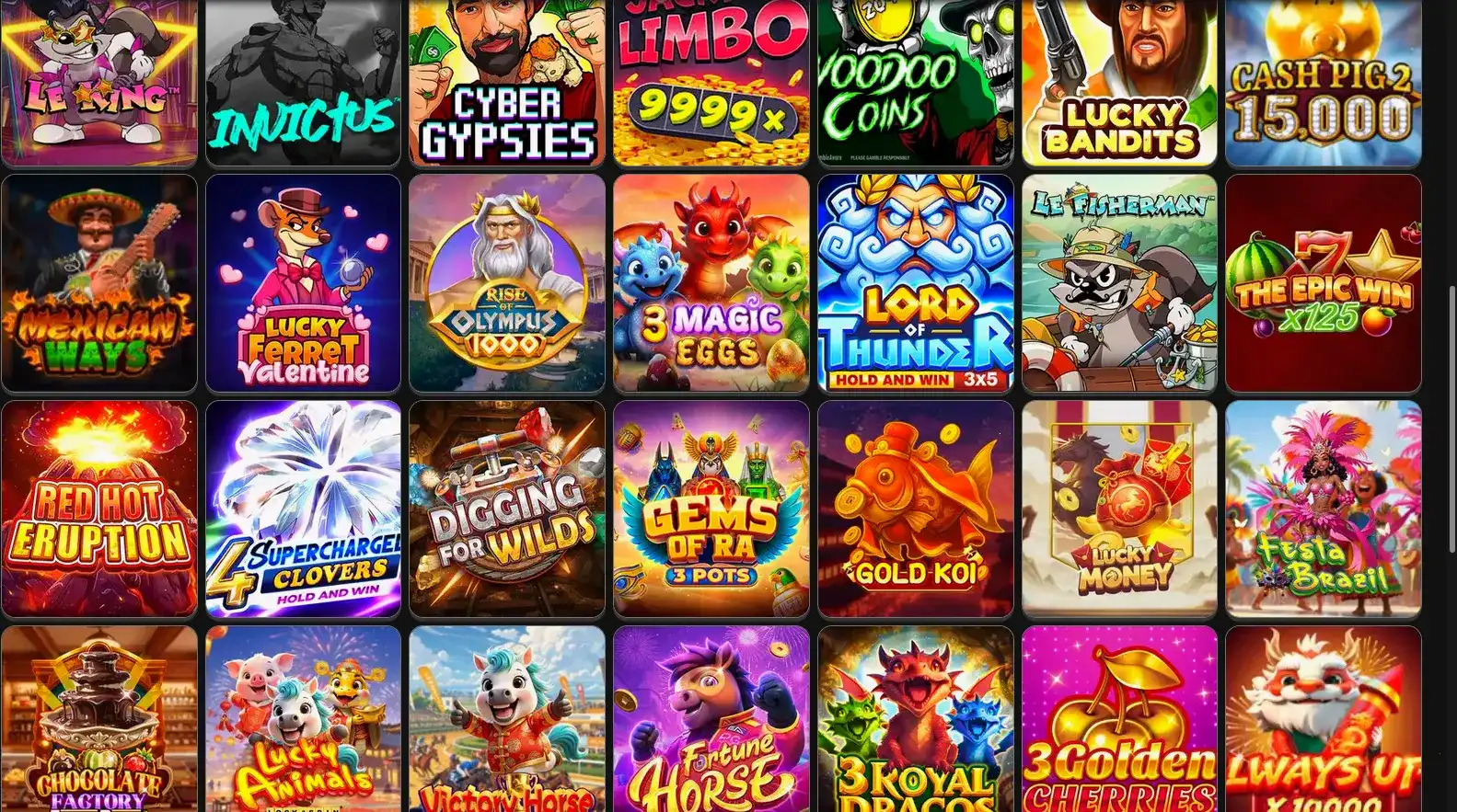 Интерфейс казино Casino Ra с игровыми автоматами